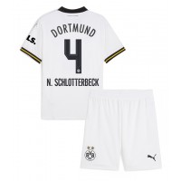 Echipament fotbal Borussia Dortmund Nico Schlotterbeck #4 Tricou Treilea 2024-25 pentru copii maneca scurta (+ Pantaloni scurti)